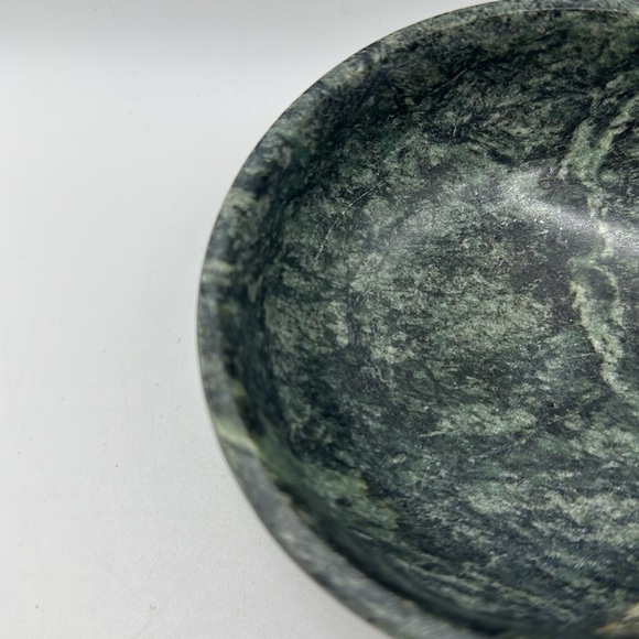 Greenish Marble bowl decorative tray ring keys dish . Egypt.  new without box - Picture 9 of 10